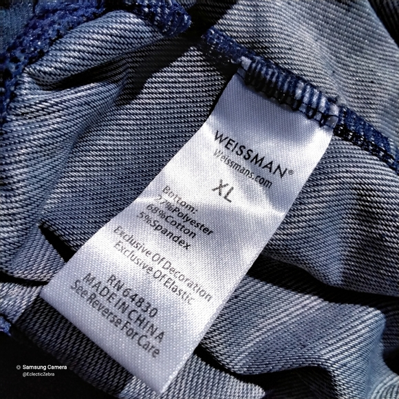 Weissman faux Jean pants - Picture 6 of 7